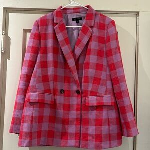 Ann Taylor Pink and Purple Blazer